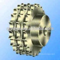 China manufacturing high-quality non-standard zinc plated yellow drive sprocket